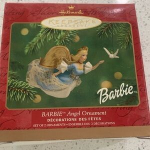 Barbie Hallmark Keepsake Ornament 2001 Angel